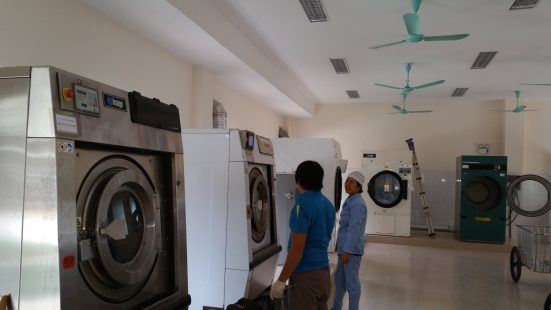 Lắp đặt máy giặt công nghiệp tại Thái Bình